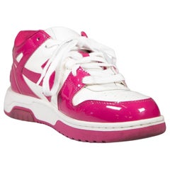 Off-White Pink Patent Out Of Office Trainers Size IT 38.5