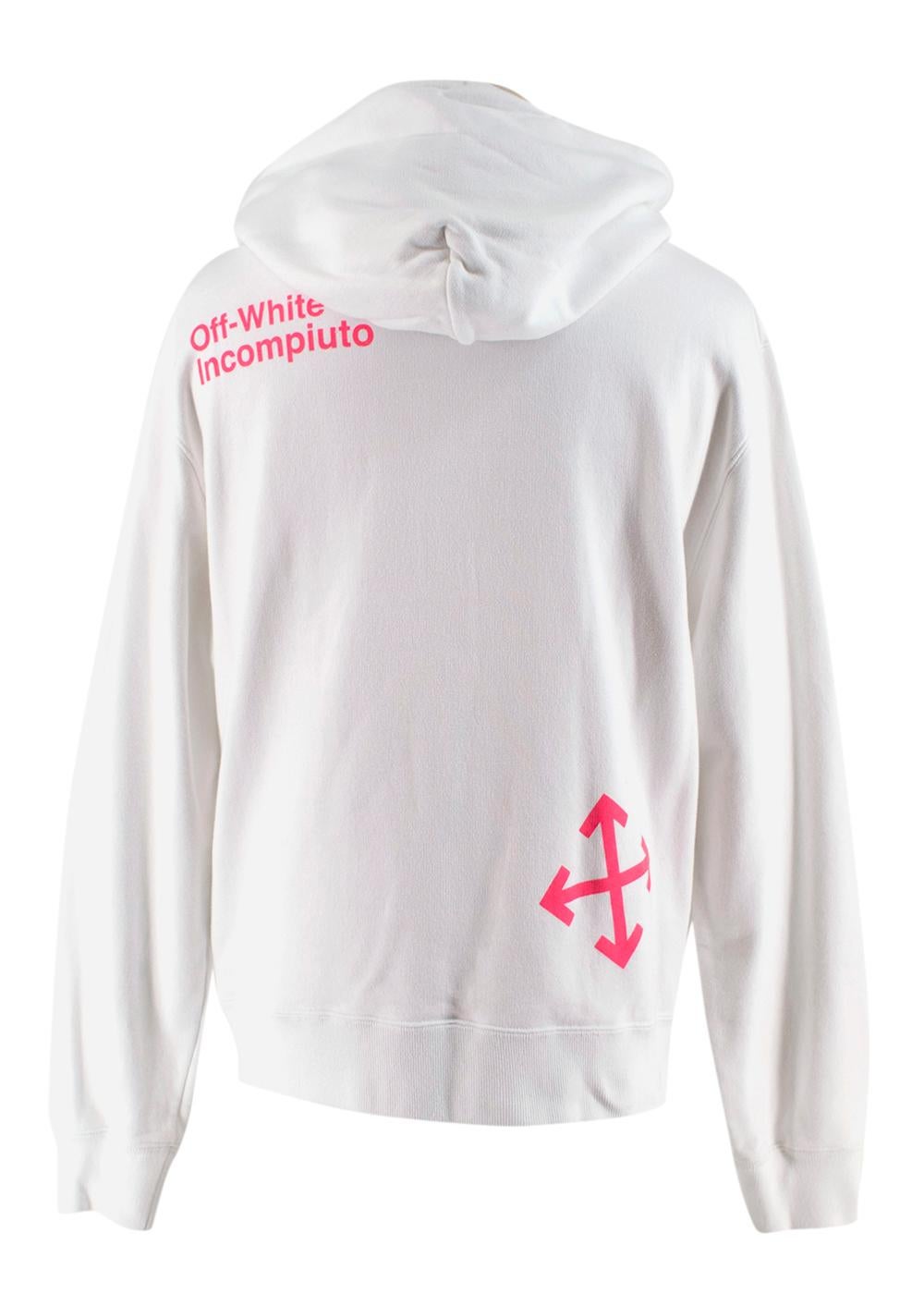 off white incompiuto hoodie