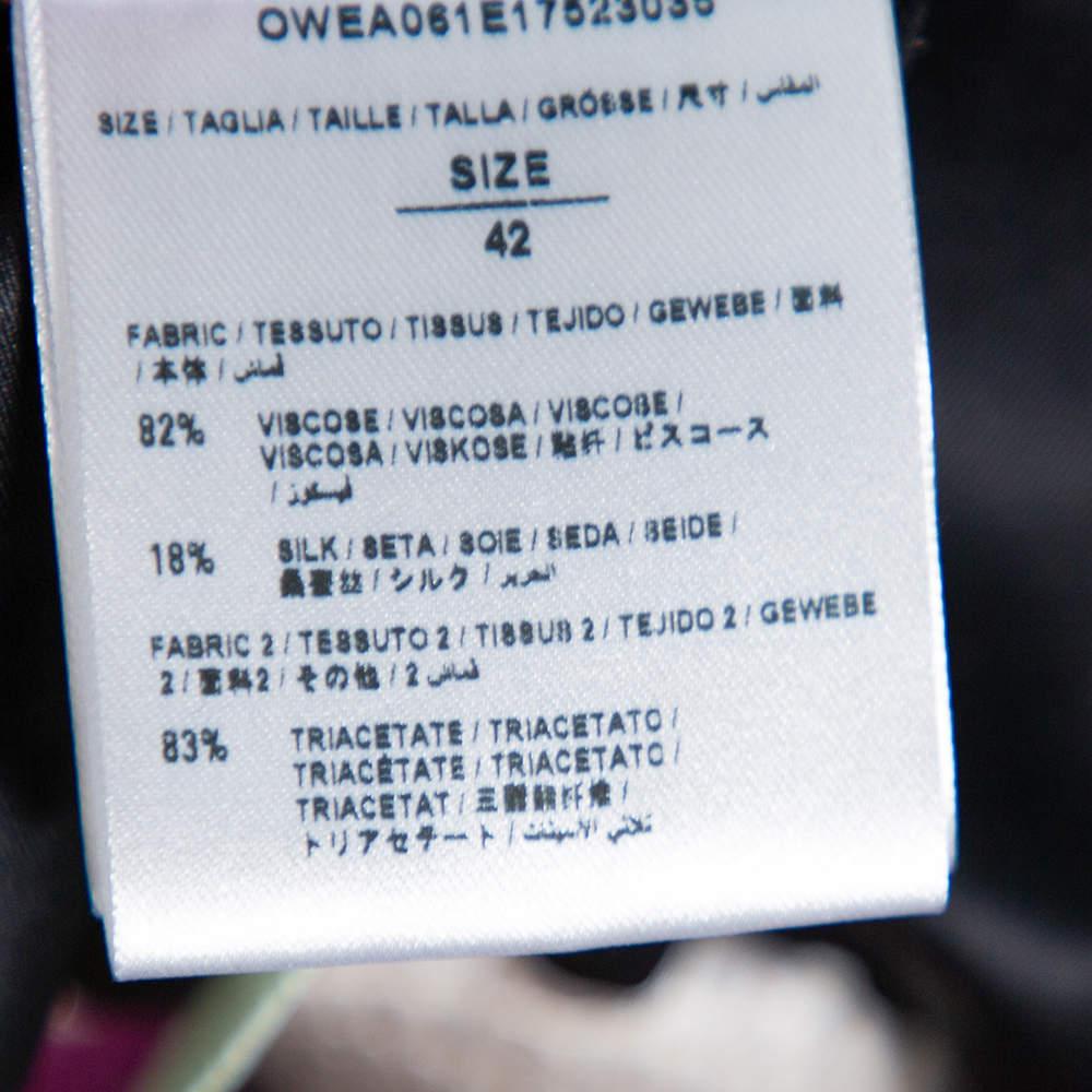 Off-White lila Bomberjacke aus Samt mit Reißverschluss vorne, M im Angebot 1