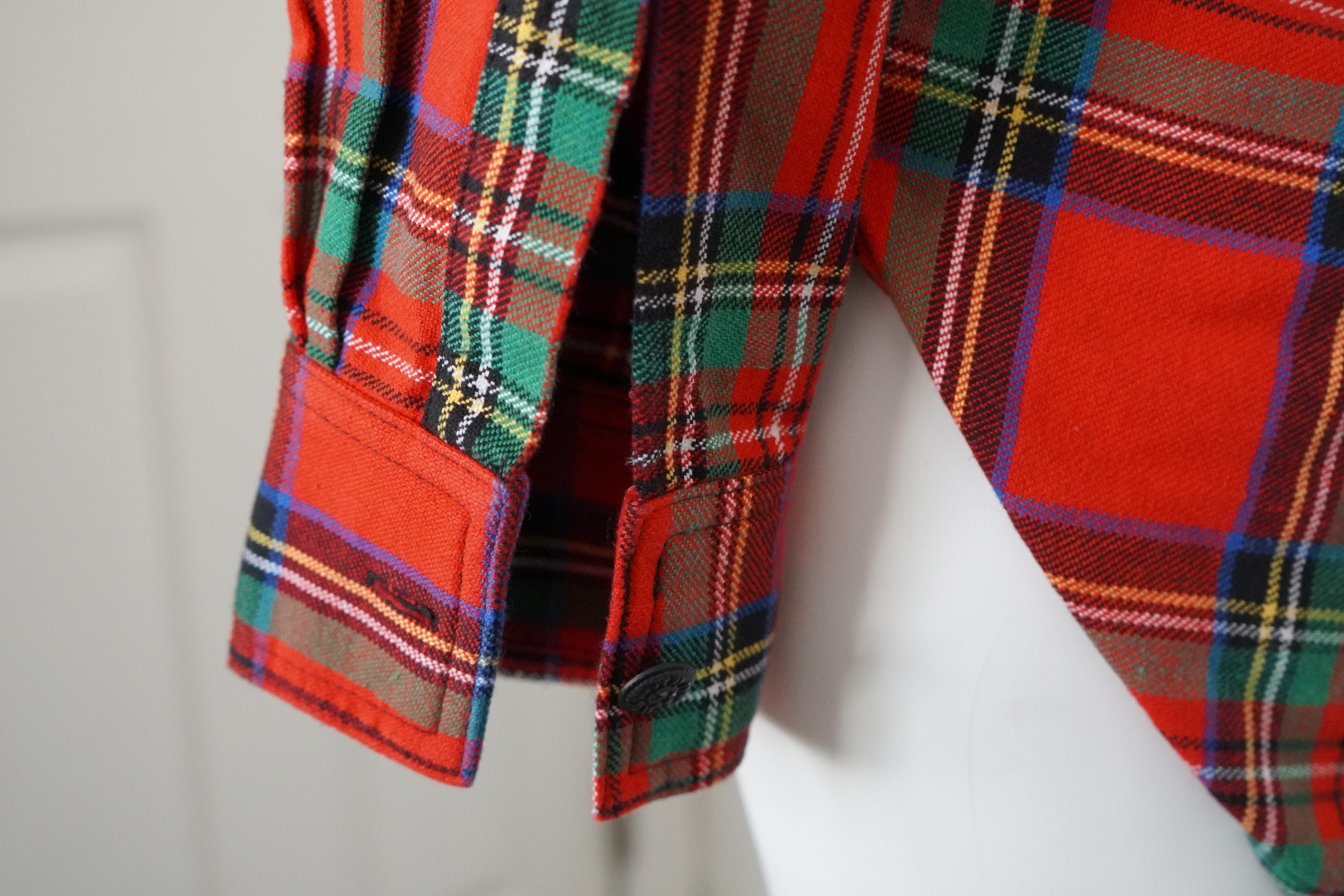 Off-White Red Plaid Flannel (SS13) For Sale 4