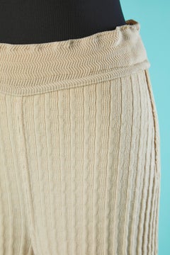 Off-white rib knitted pant Alaïa