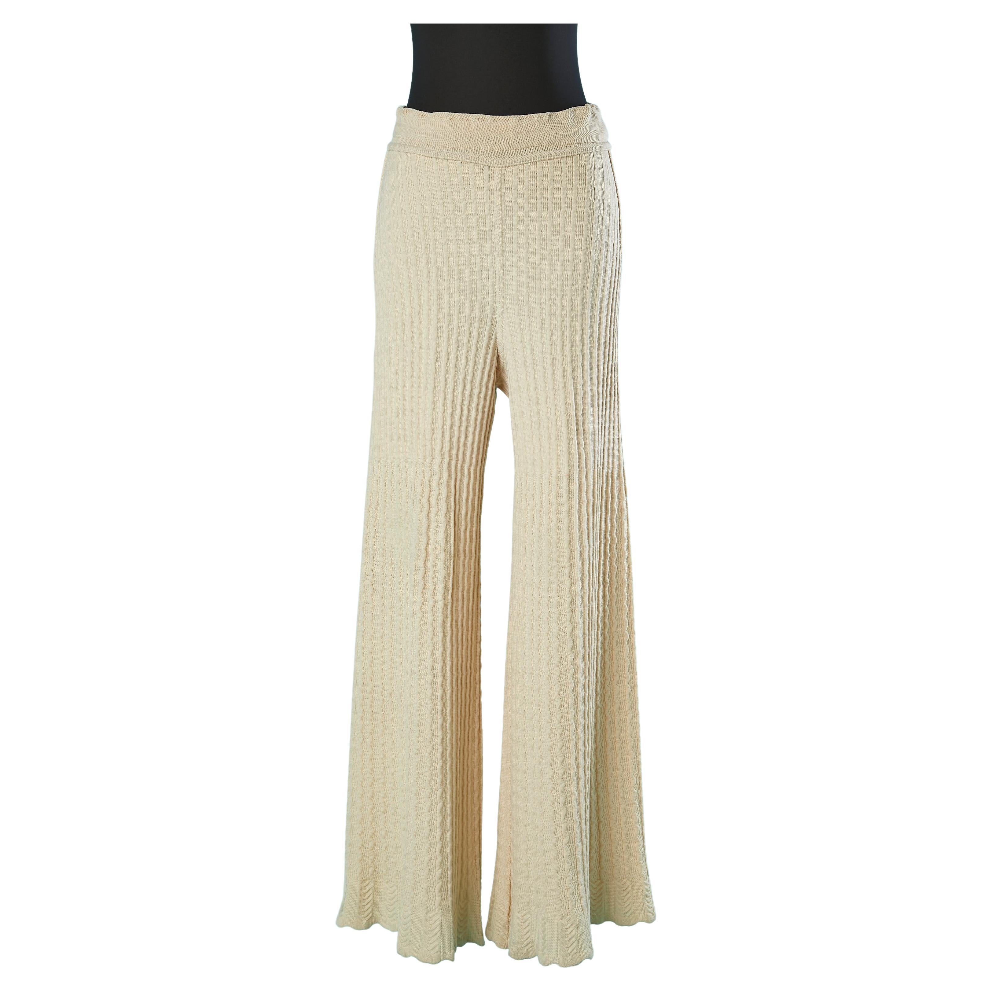 Pantalon en maille côtelée Off-White Alaïa 