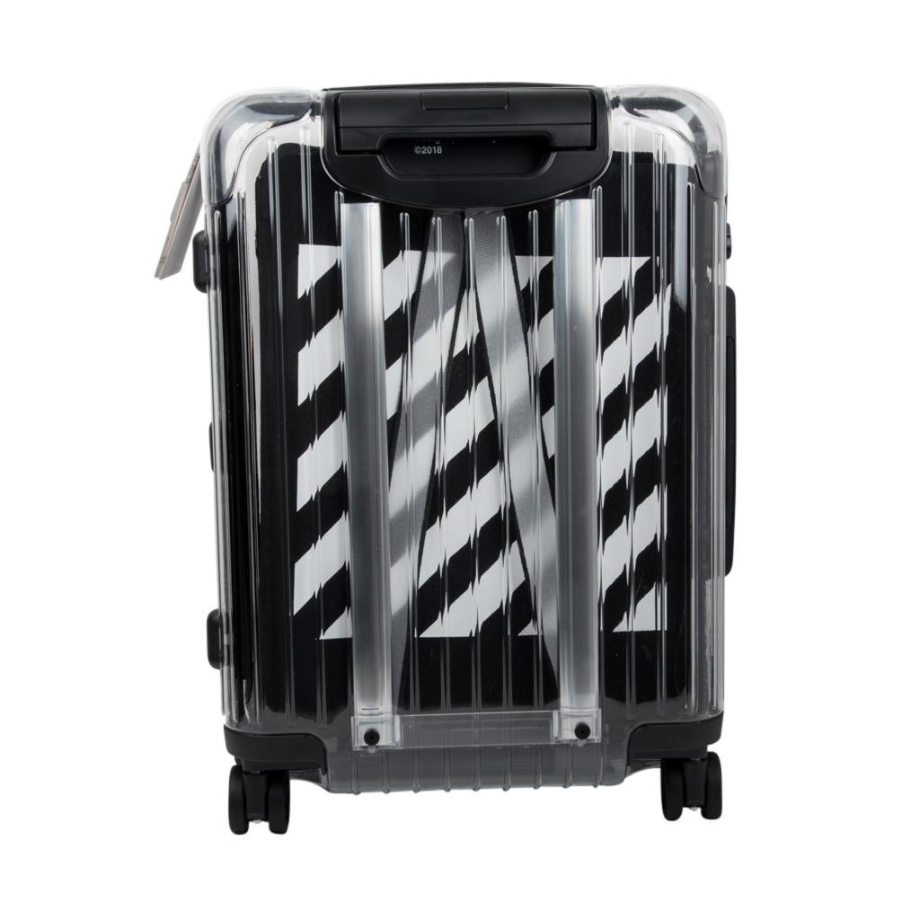 off white suitcase