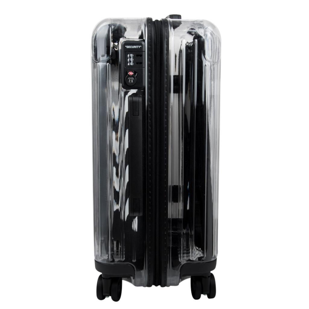Women's or Men's Off-White Rimowa Virgil Abloh Transparent Suitcase Black