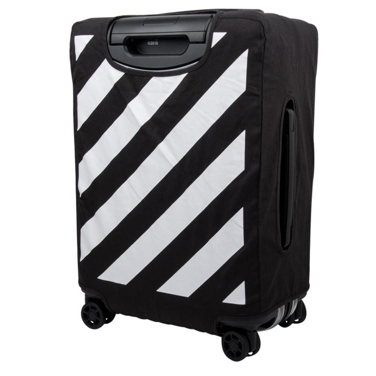 off white suitcase black