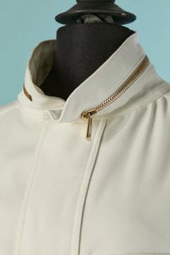 Tuta corta bianco sporco ALEXANDRE VAUTHIER COUTURE