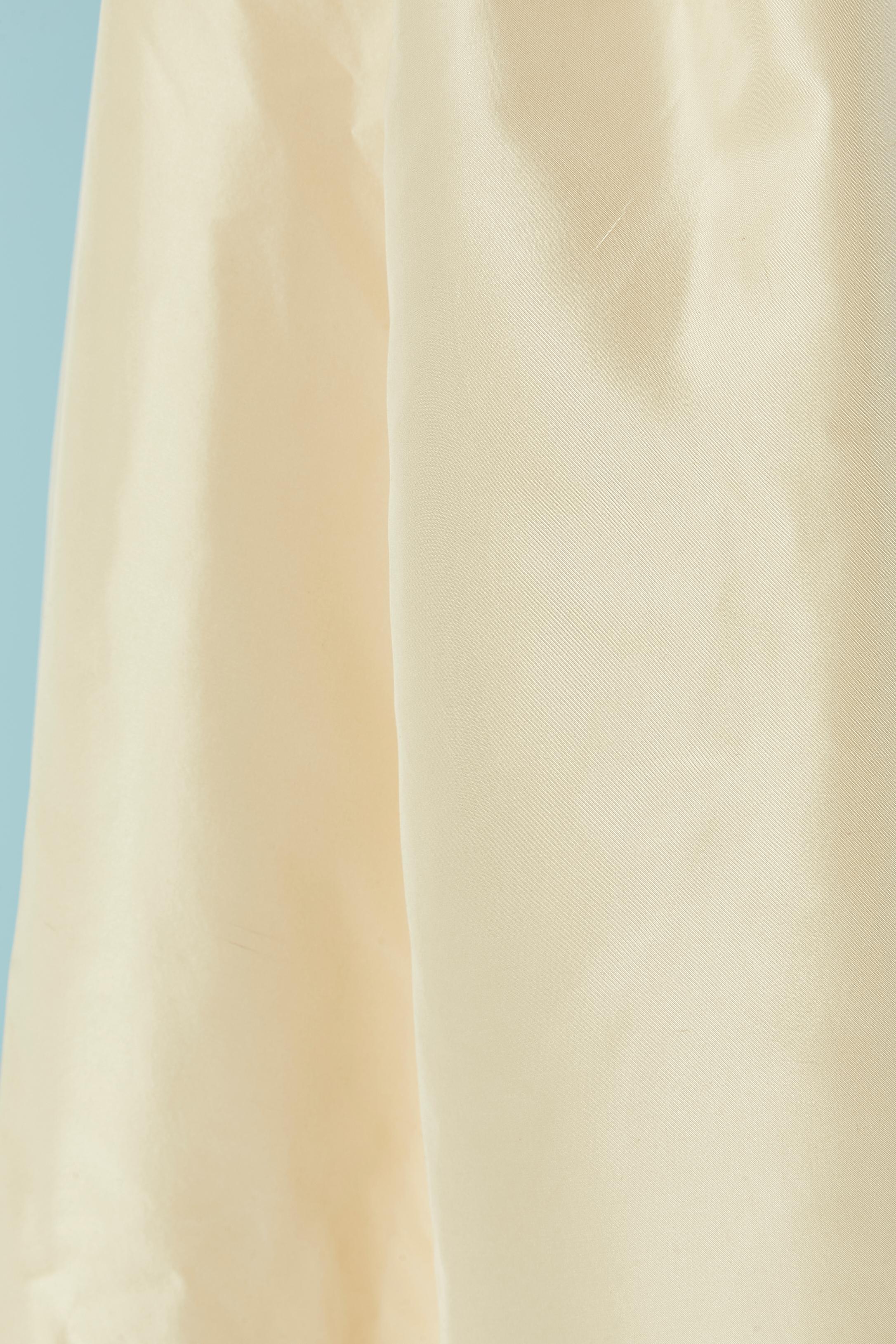 Robe de mariée en soie et dentelle guipure Off-White DANIEL  ROLAND Pour femmes en vente