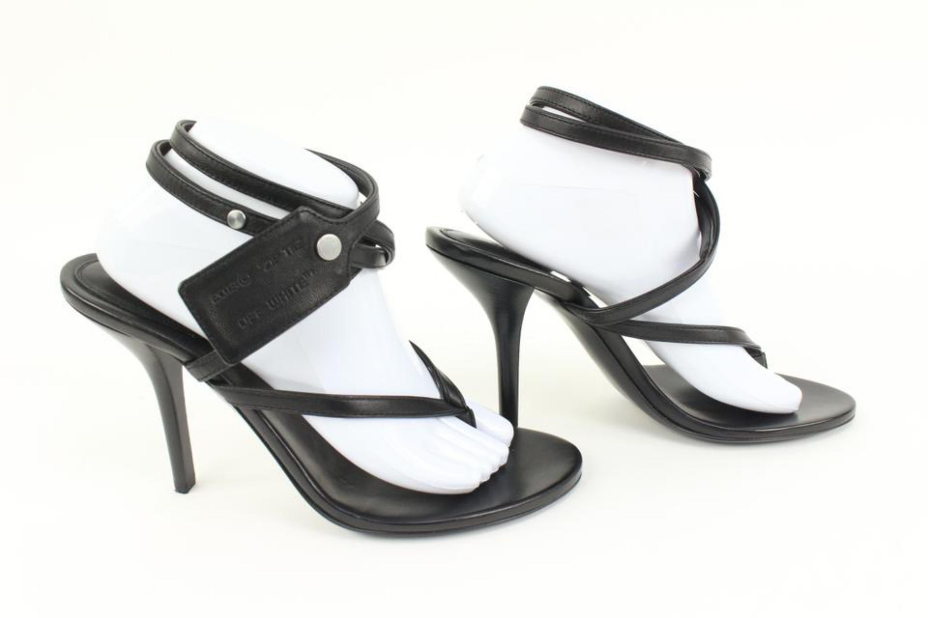 off-white black heels