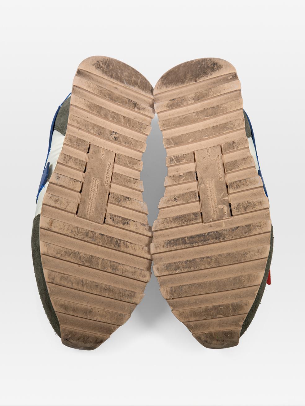 Off-White Suede & Cloth Arrow Trainers Size IT 39 Excellent état - En vente à London, GB