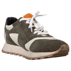 Off-White Suede & Cloth Arrow Trainers Size IT 39