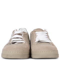 OFF-WHITE Zapatillas LOW-TOP de lona y ante color topo Zapatillas 42 fit 41