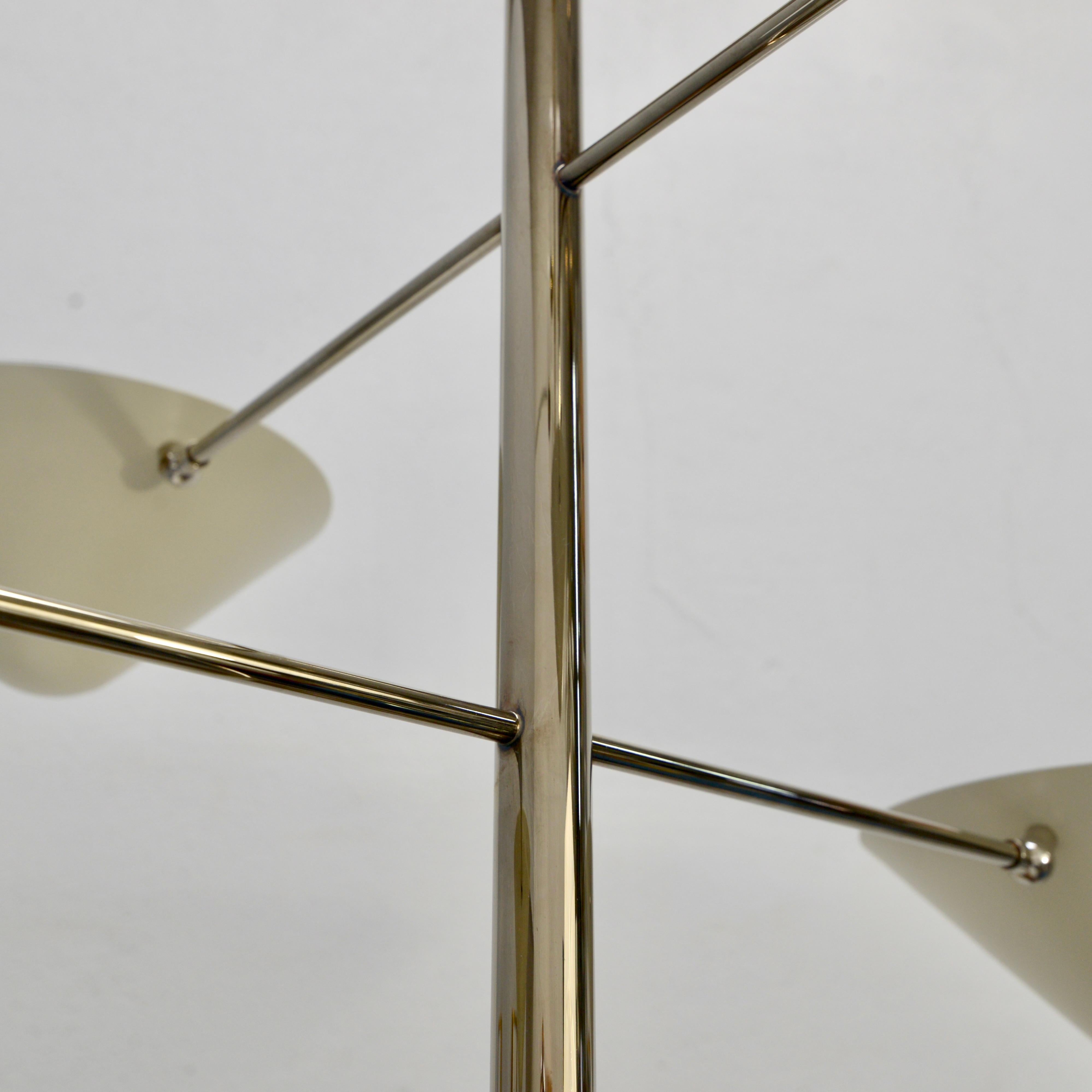 Aluminum Off White Tree Chandelier AS For Sale