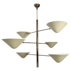 Lampadario ad albero bianco sporco AS