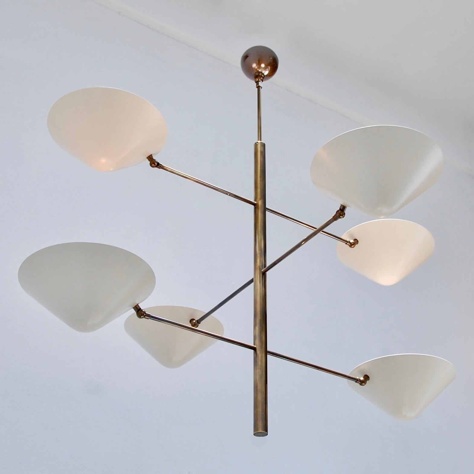 Contemporary Off White Tree Chandelier For Sale