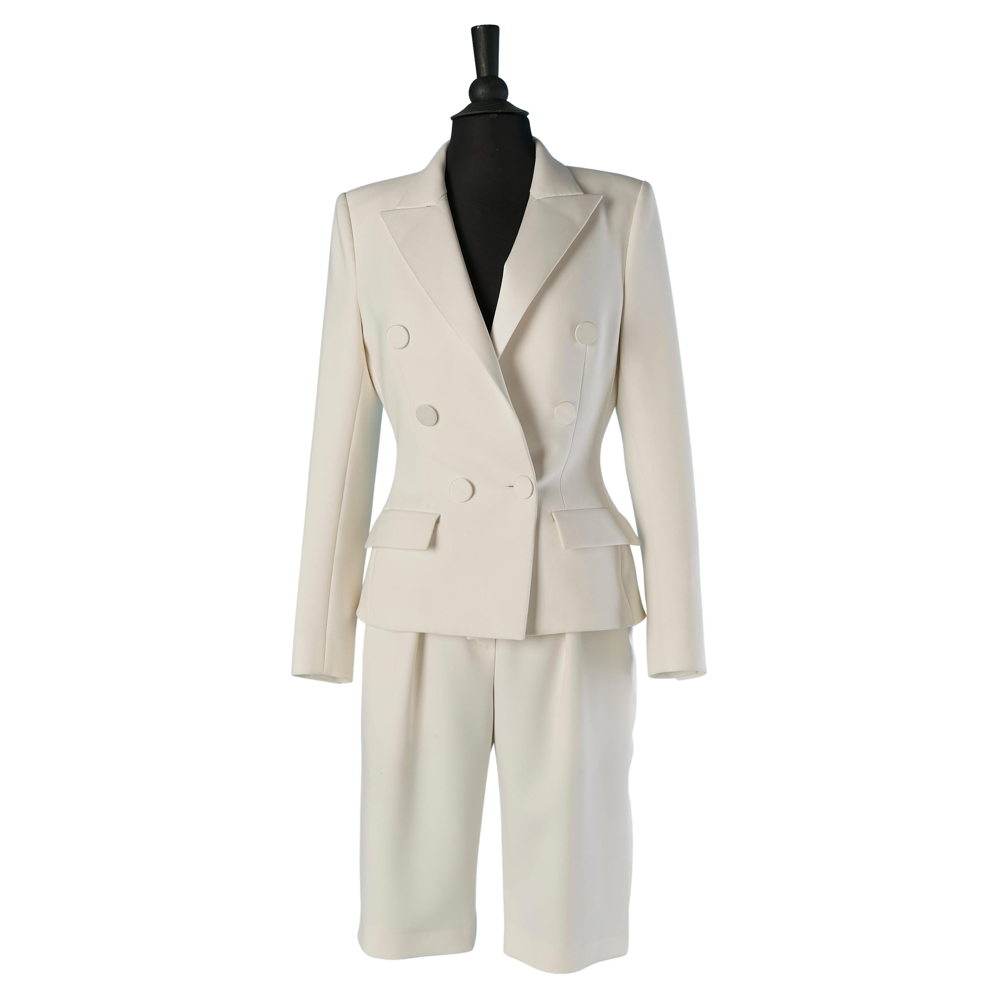 Off-white Tuxedo short -suit ALEXANDRE VAUTHIER