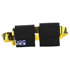 Off White Two Pocket Belt Bag Nylon