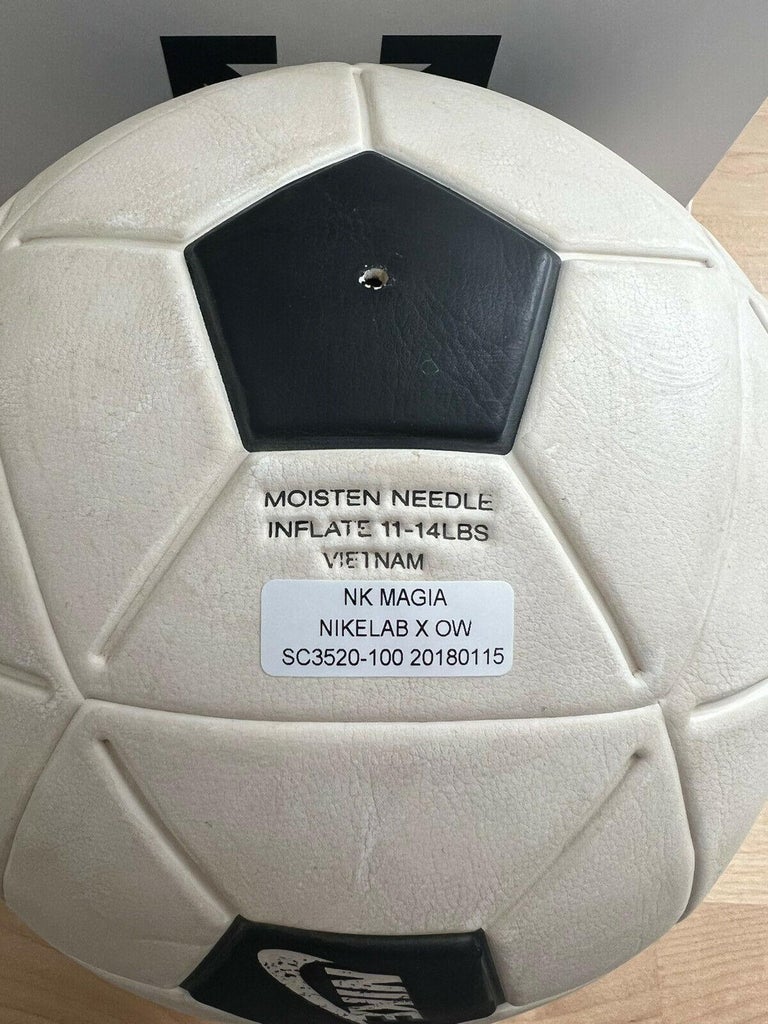 Off White / Virgil Abloh - Off White Magia Soccer Ball Produced by Nike  designed by Virgil Abloh at 1stDibs