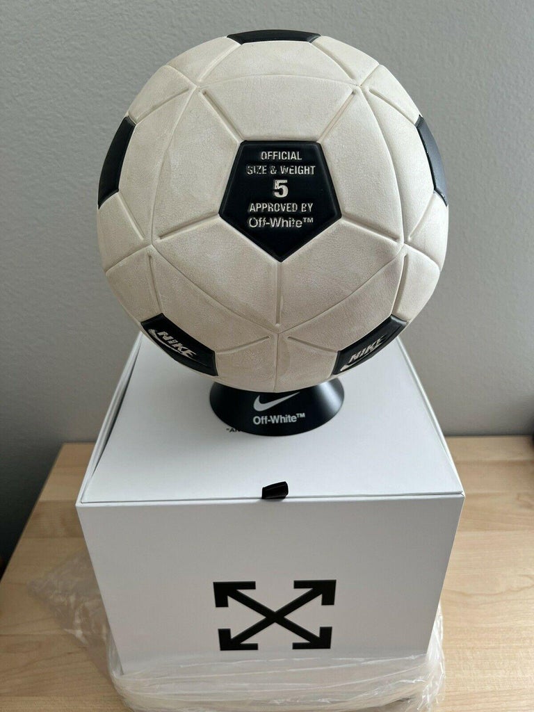 Off White / Virgil Abloh - Off White Magia Soccer Ball Produced by Nike  designed by Virgil Abloh For Sale at 1stDibs