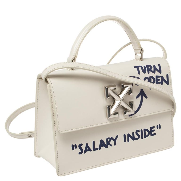Jitney 1.4 leather handbag Off-White White in Leather - 20271701