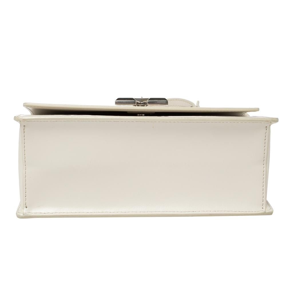 Donna OFF-WHITE Borsa in pelle bianca 1.4 Jitney Quote Bag 