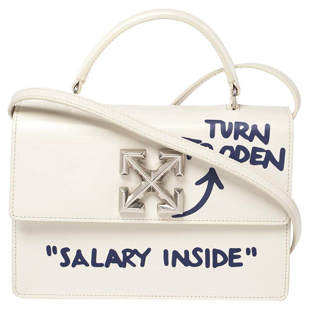Jitney 1.4 leather handbag Off-White White in Leather - 20271701