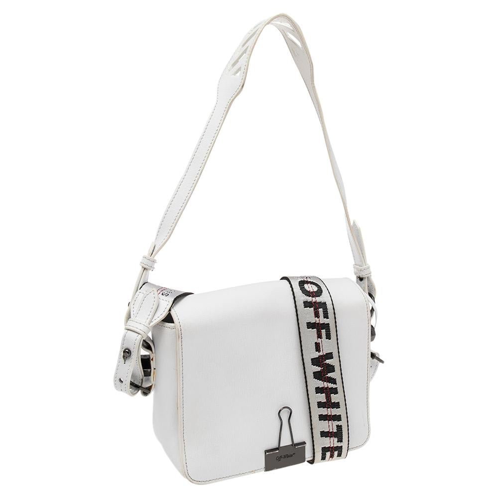 off white luggage strap