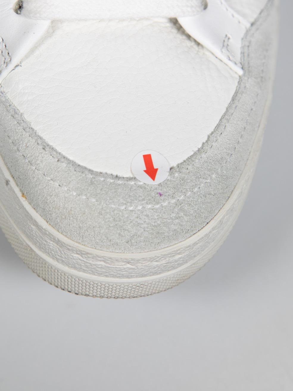 Off-White White Low Vulcanised Trainers Size IT 35 For Sale 2