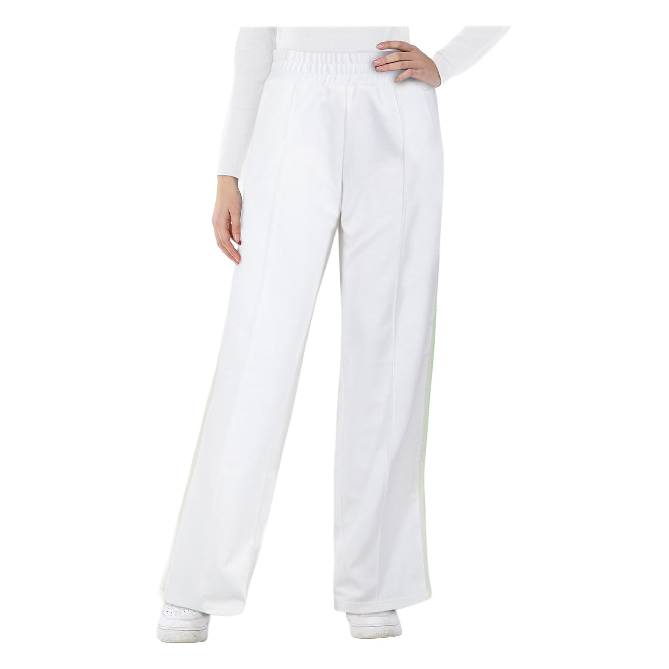 Off-White Weiß Mesh Tape Jogger Größe M im Angebot