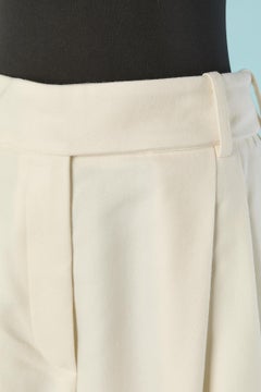 Off-white wool ballon trouser ALEXANDRE VAUTHIER