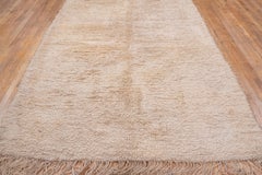 Off White Wool Moroccan Rug