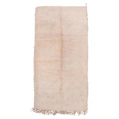 Off White Wool Moroccan Rug 