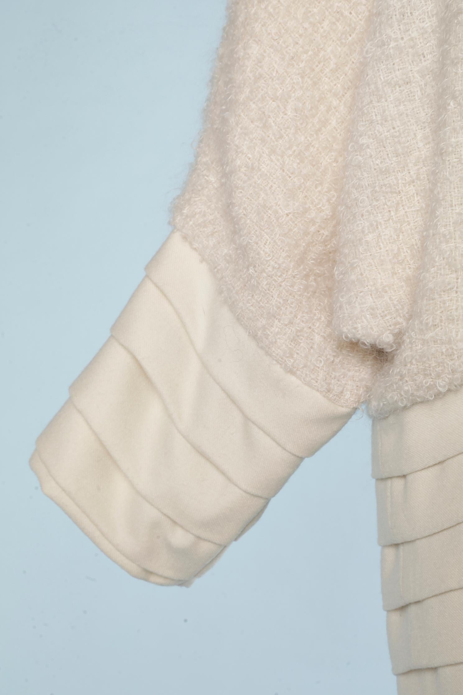 Beige Combinaison-jupe en laine Off-White Kniomy en vente