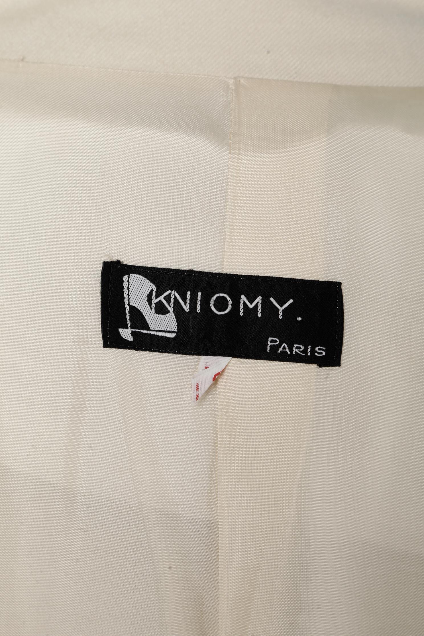 Off-white wool skirt-suit Kniomy For Sale 3