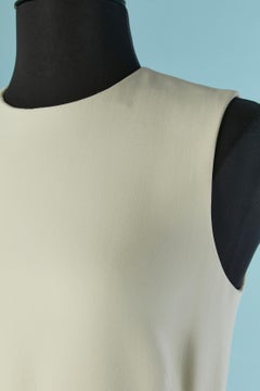 Off-white wool sleEveless dress CHRISTIAN DIOR