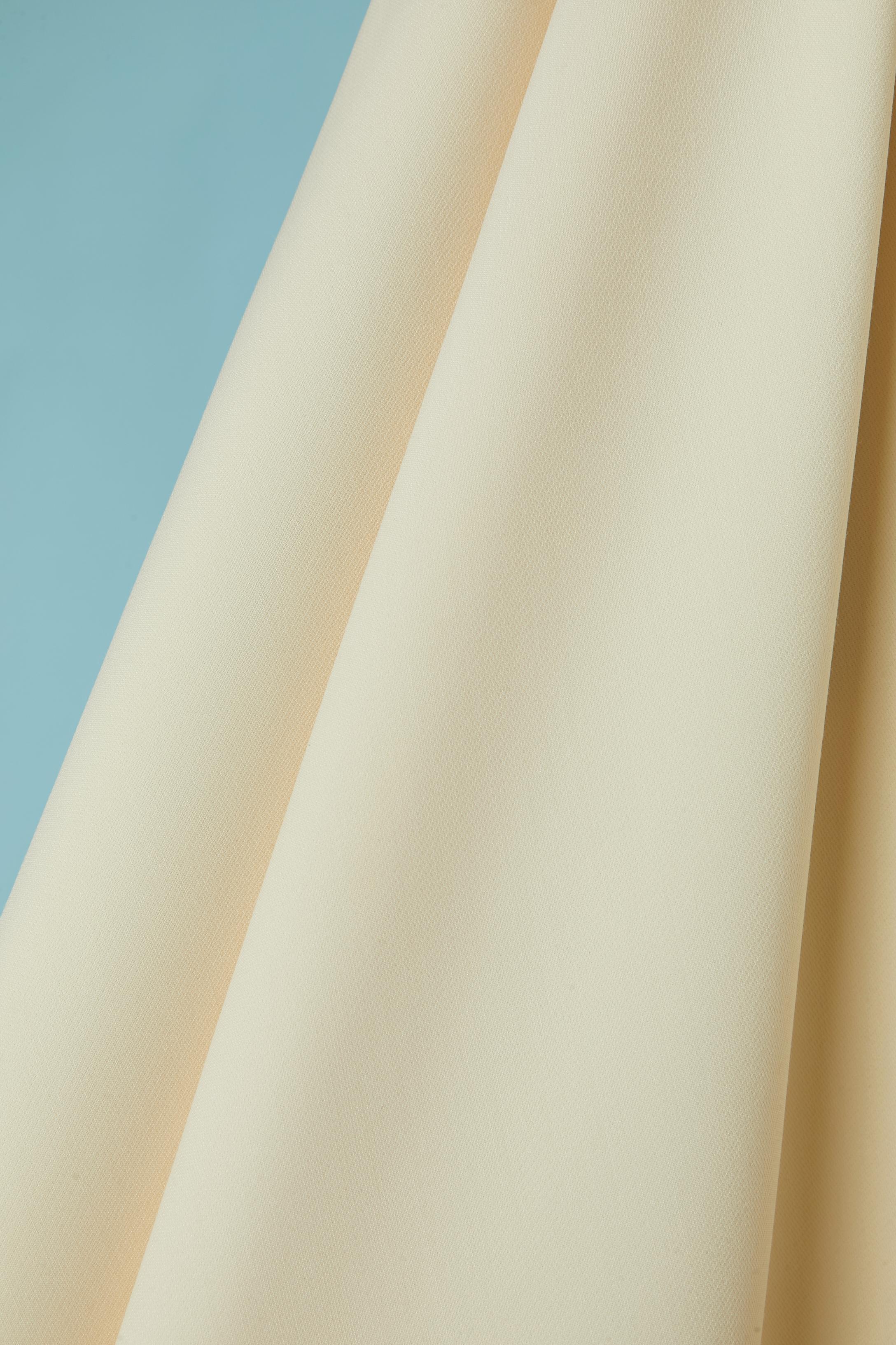 Off-white wool sleEveless dress CHRISTIAN DIOR In New Condition For Sale In Saint-Ouen-Sur-Seine, FR