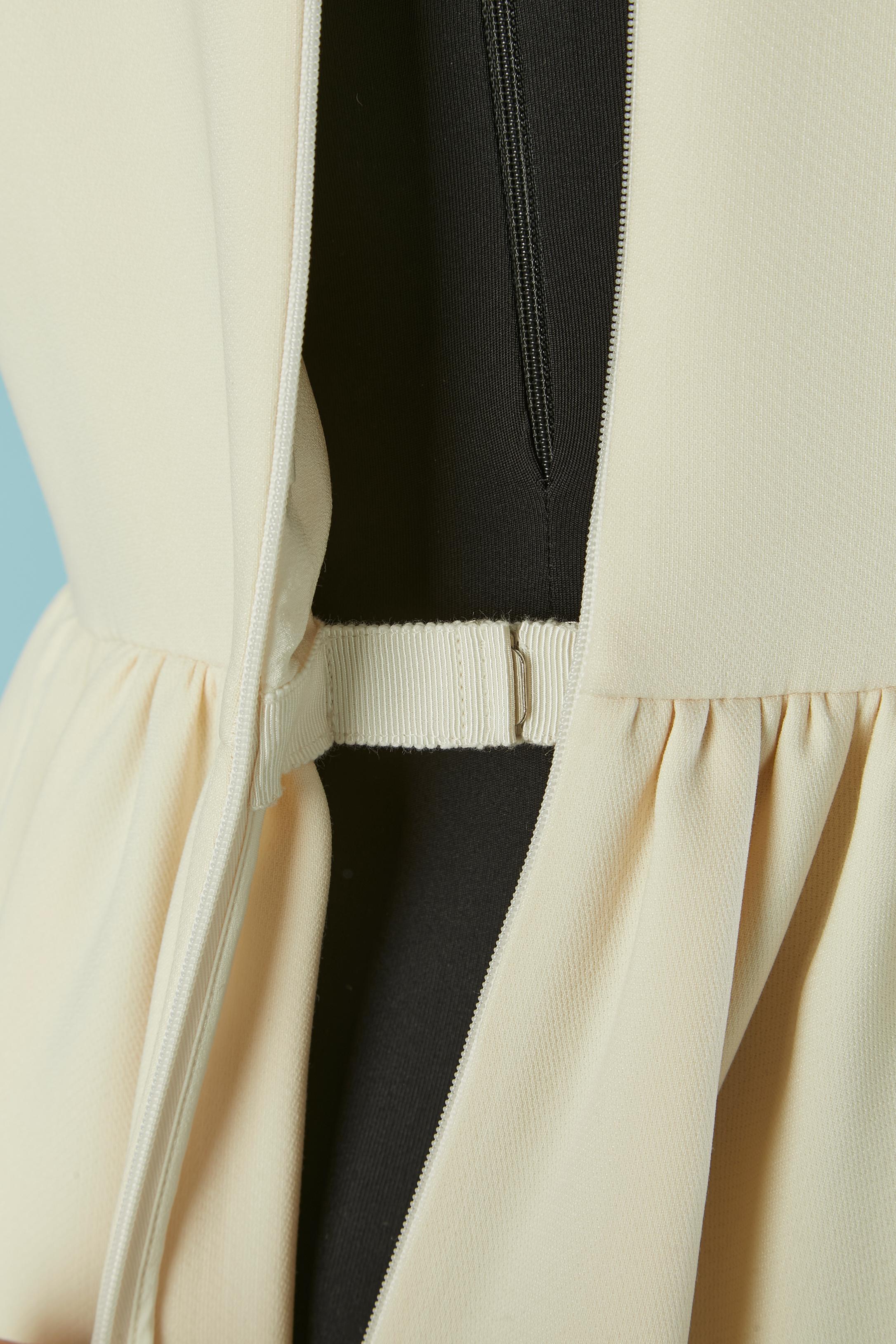 Off-white wool sleEveless dress CHRISTIAN DIOR For Sale 2