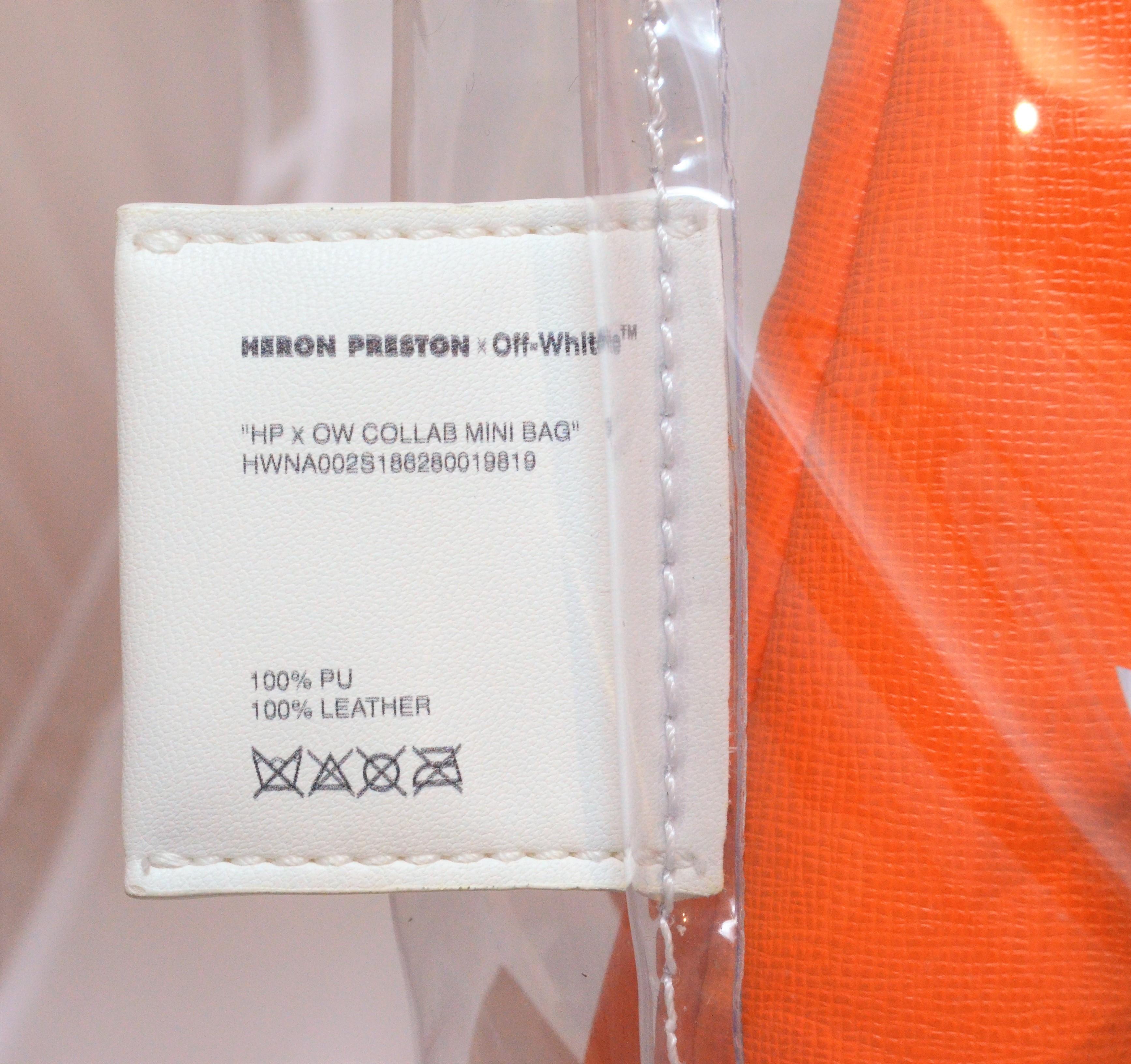 Off White x Heron Preston Collaboration Tote Bag with Industrial Shoulder Strap 4