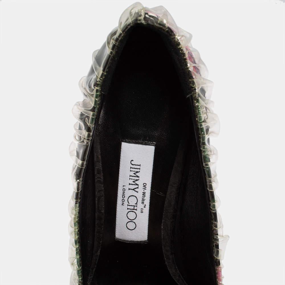 Women's Off-White x Jimmy Choo Multicolor Vinyl Anne Pumps Size 39