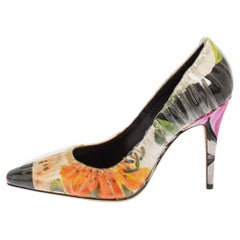 Off-White x Jimmy Choo Multicolor Vinyl Anne Pumps Size 39