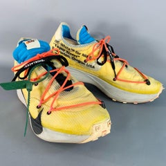 OFF-WHITE x NIKE 2020 Größe 15.5 Gelb Blau Farbe Block Acetat Turnschuhe