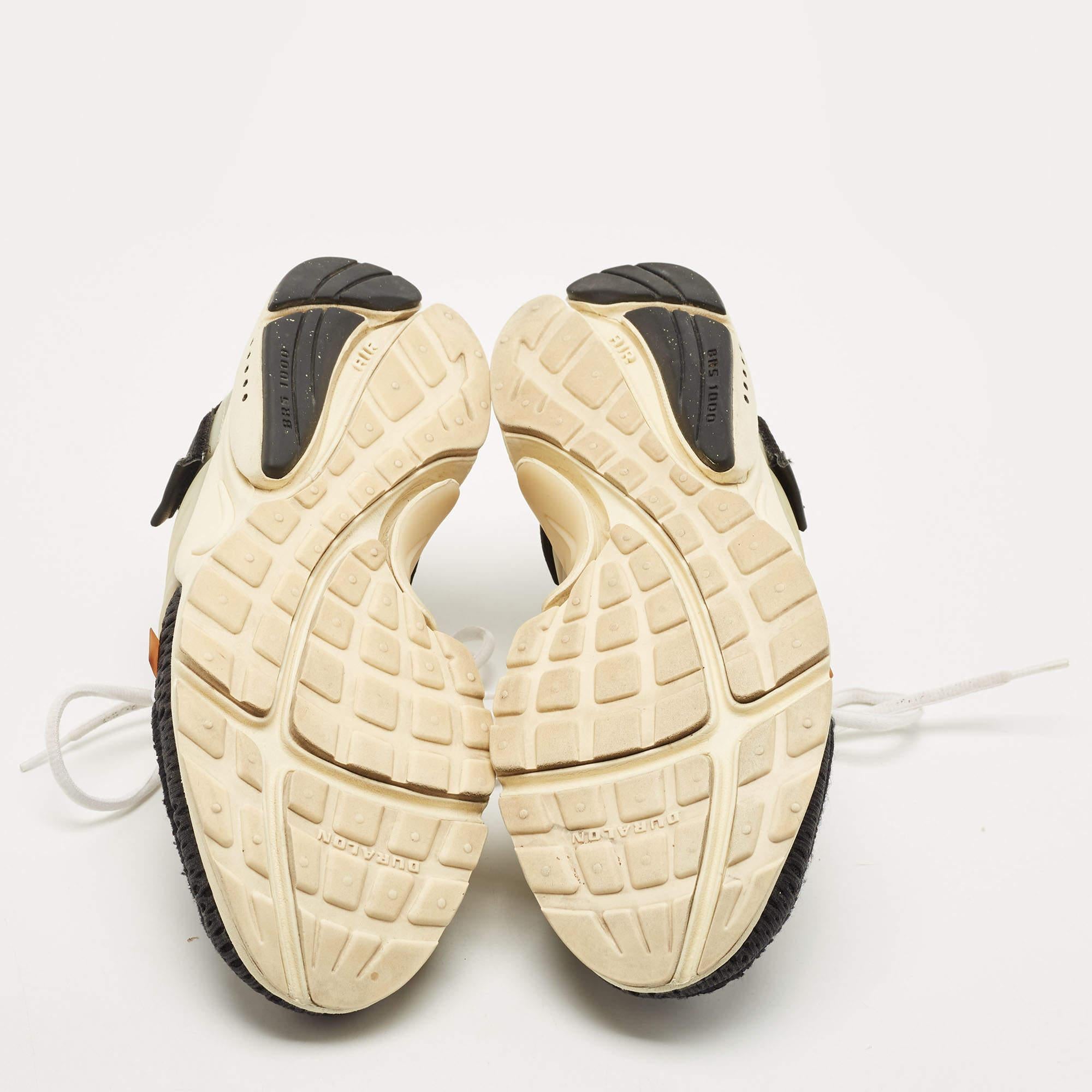 Off-White x Nike Black Fabric Air Presto Sneakers Size 40 2