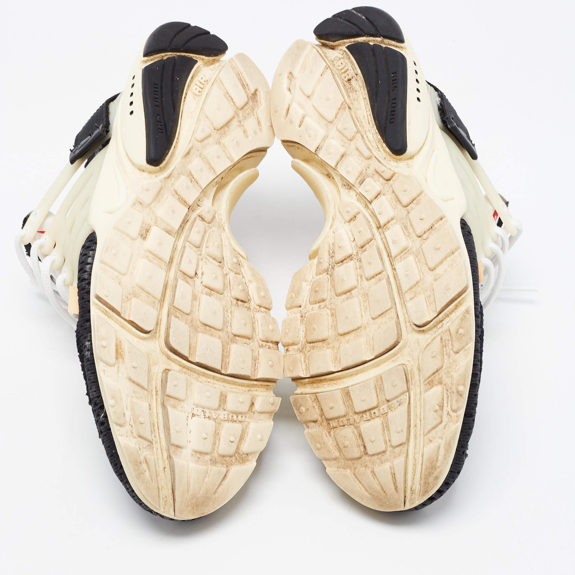 Off-White x Nike Black Mesh The Ten Air Presto Sneakers Size 41 3