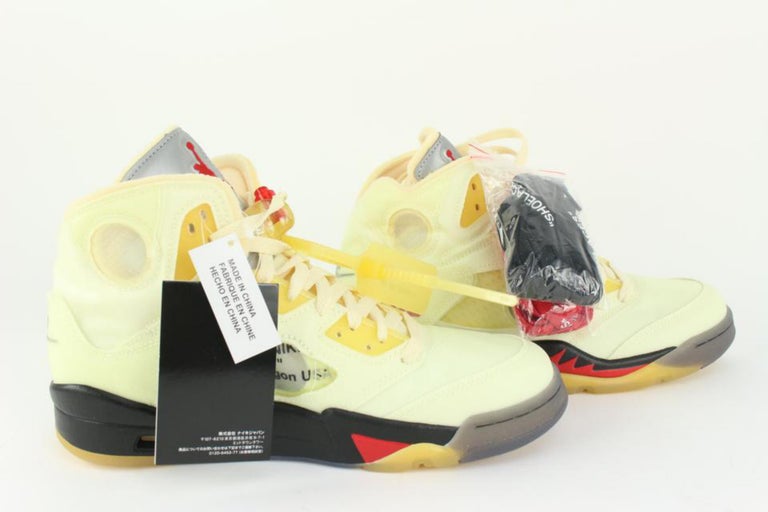 Off-White x Nike Virgil Abloh Off-White Mens 9 US Sail Muslin Red Air  Jordan DH8 For Sale at 1stDibs | dh8 shoes