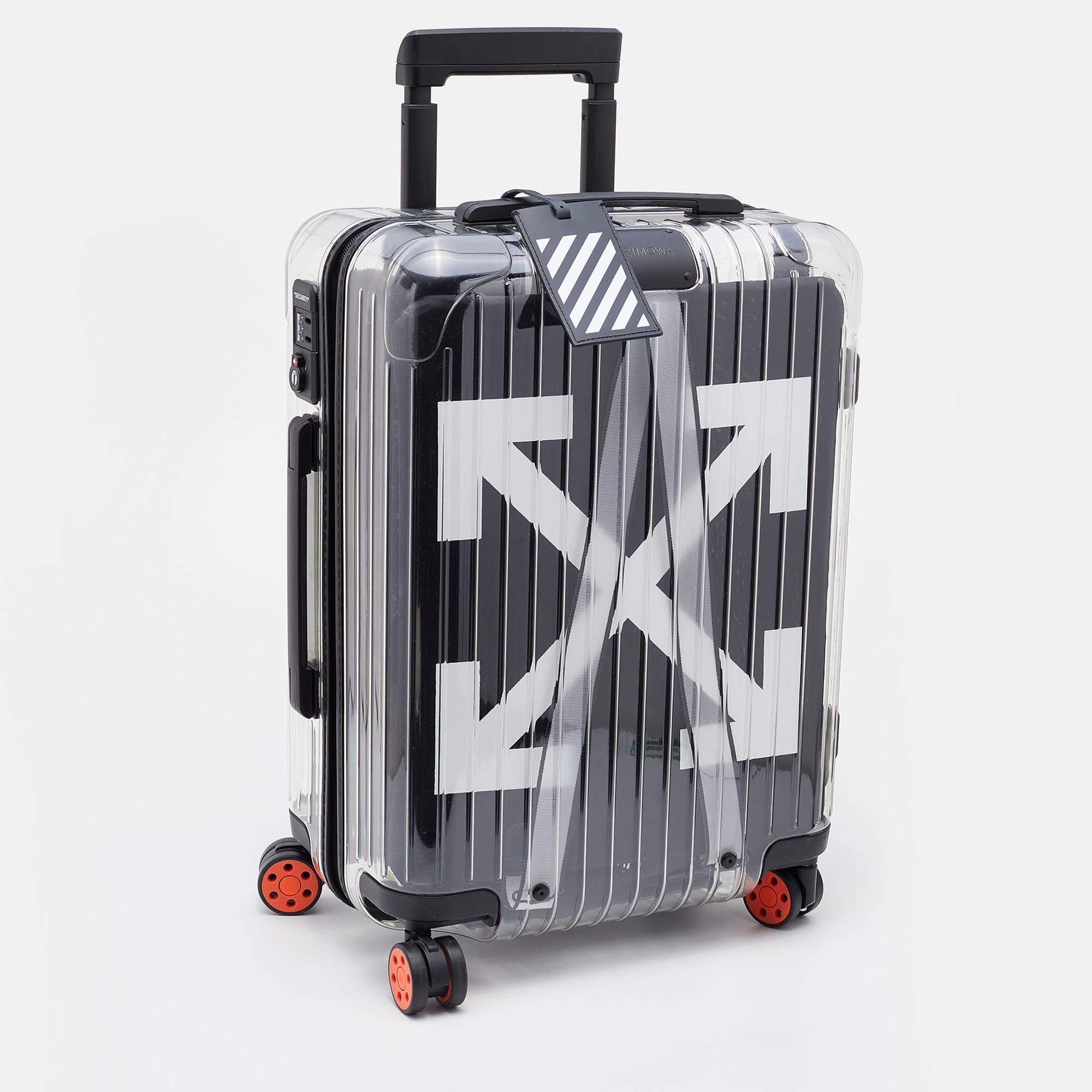 Women's Off-White x Rimowa Transparent/Black PVC Virgil Abloh Suitcase