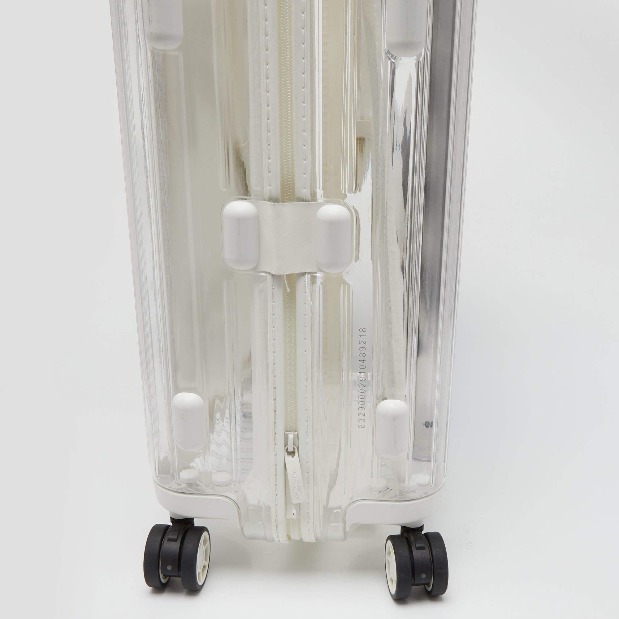 Off-White x Rimowa White/Transparent Plexiglass See Through Suitcase 11