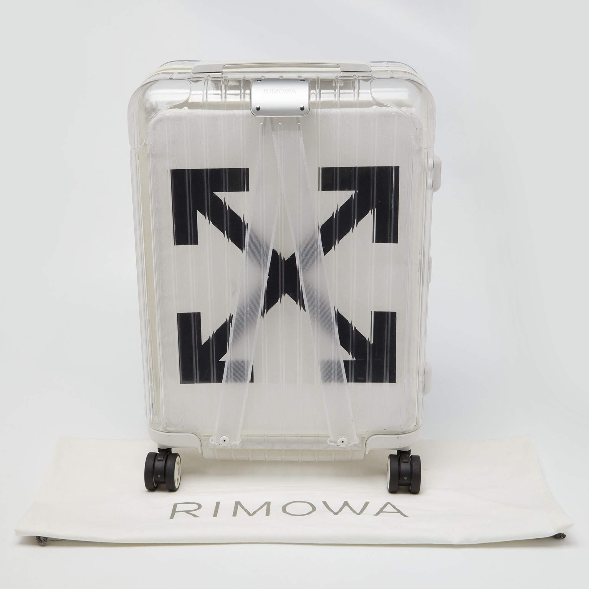 Off-White x Rimowa White/Transparent Plexiglass See Through Suitcase 13