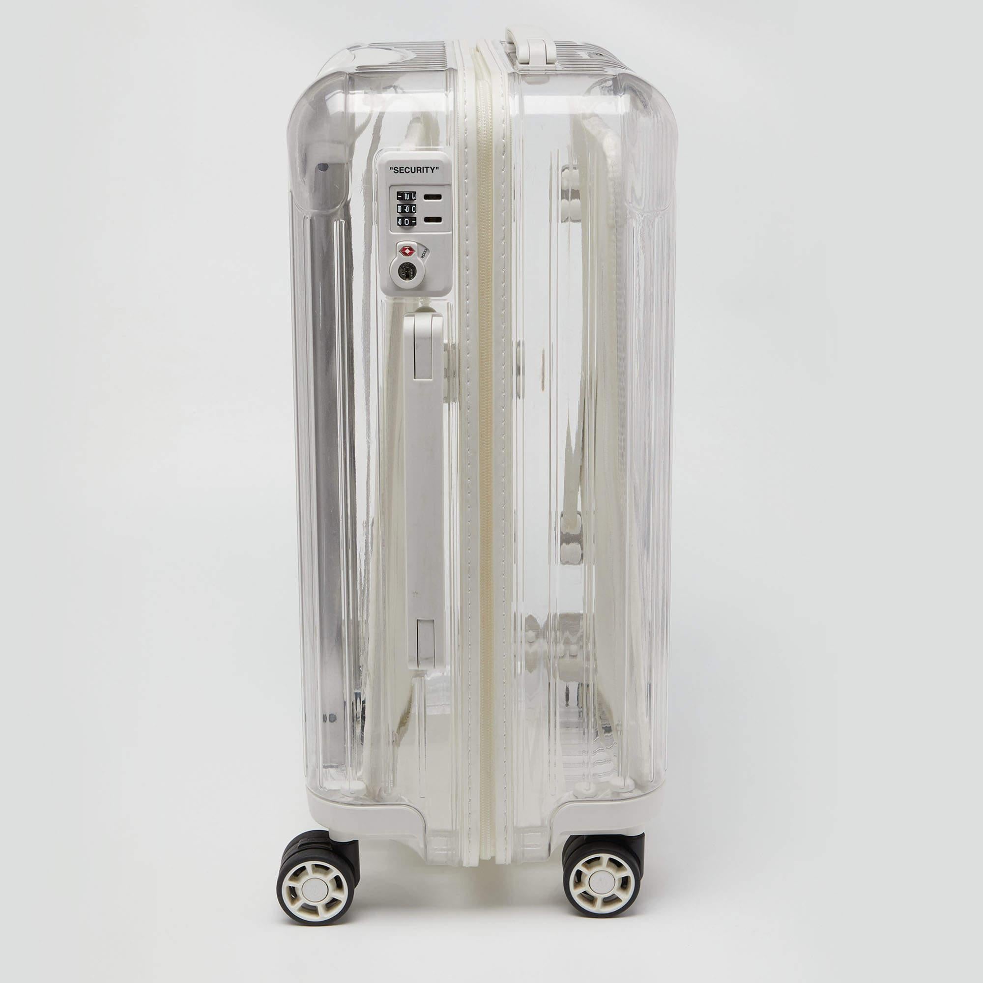 Women's Off-White x Rimowa White/Transparent Plexiglass See Through Suitcase