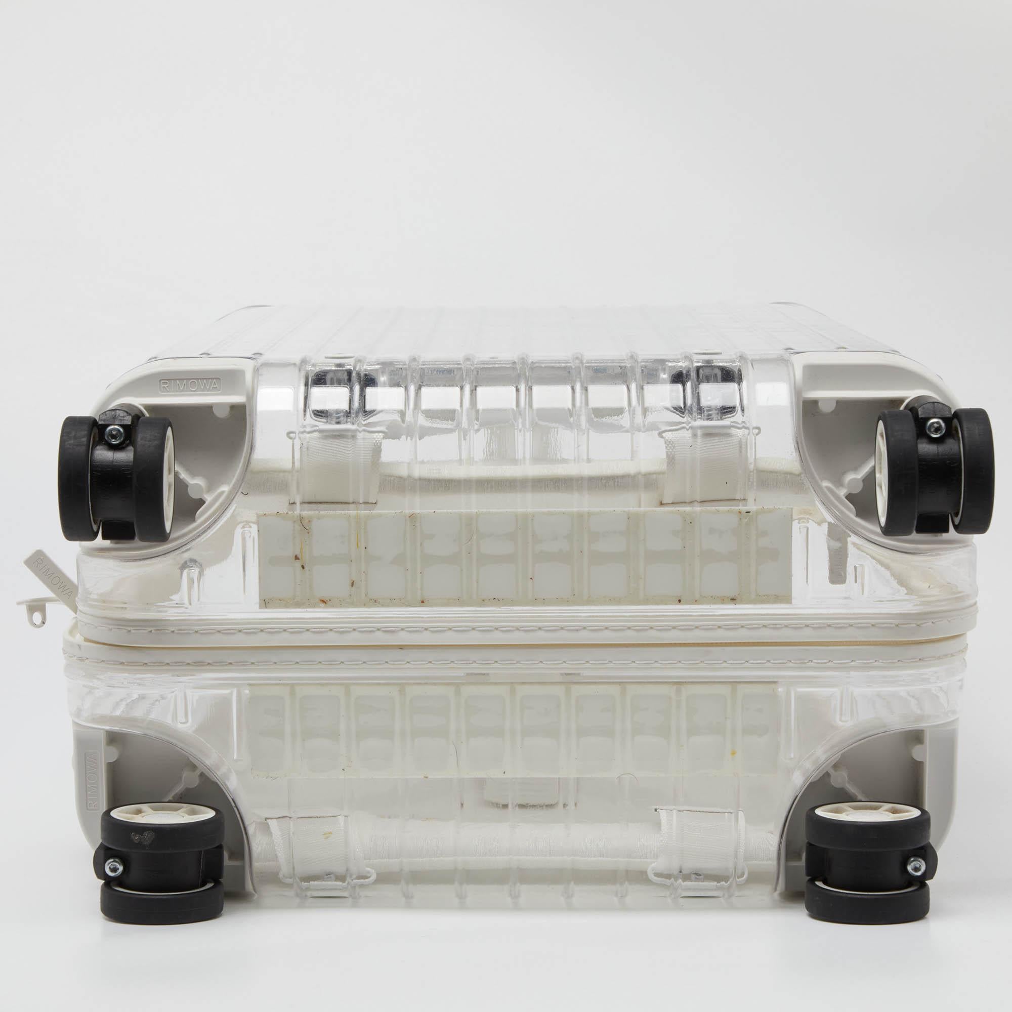 Off-White x Rimowa White/Transparent Plexiglass See Through Suitcase 1