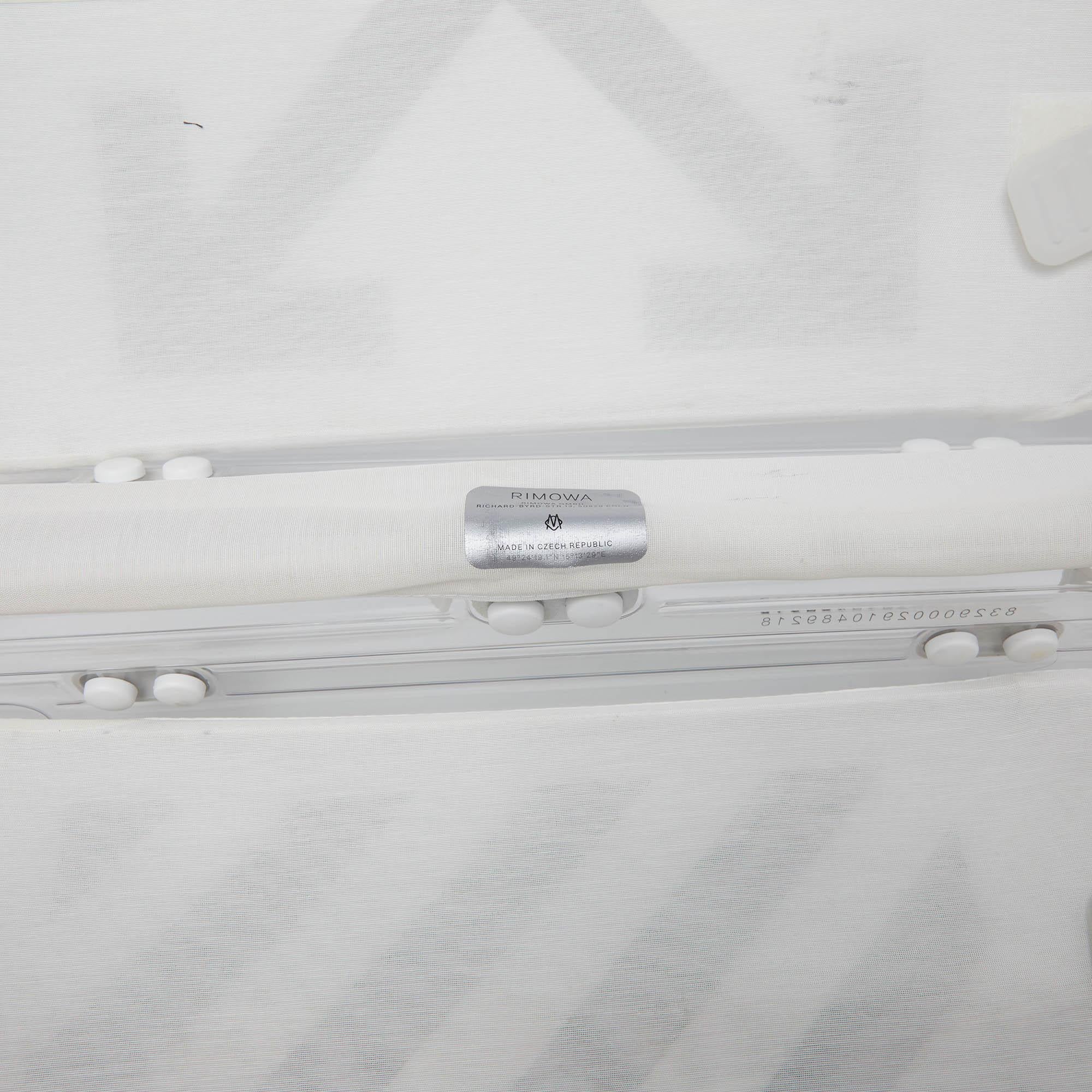 Off-White x Rimowa White/Transparent Plexiglass See Through Suitcase 3
