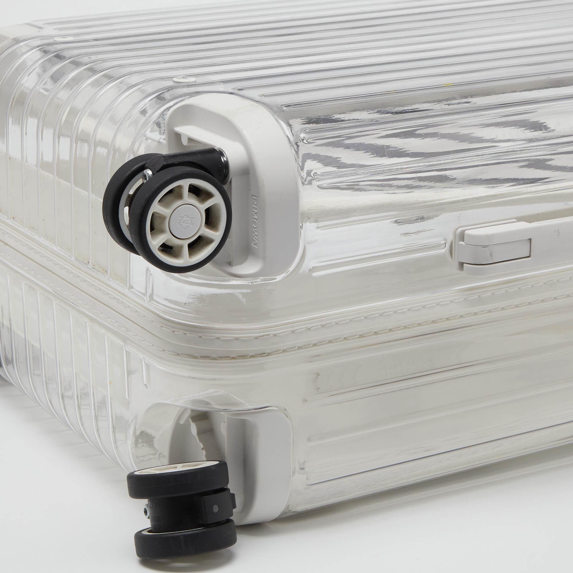 Off-White x Rimowa White/Transparent Plexiglass See Through Suitcase 4